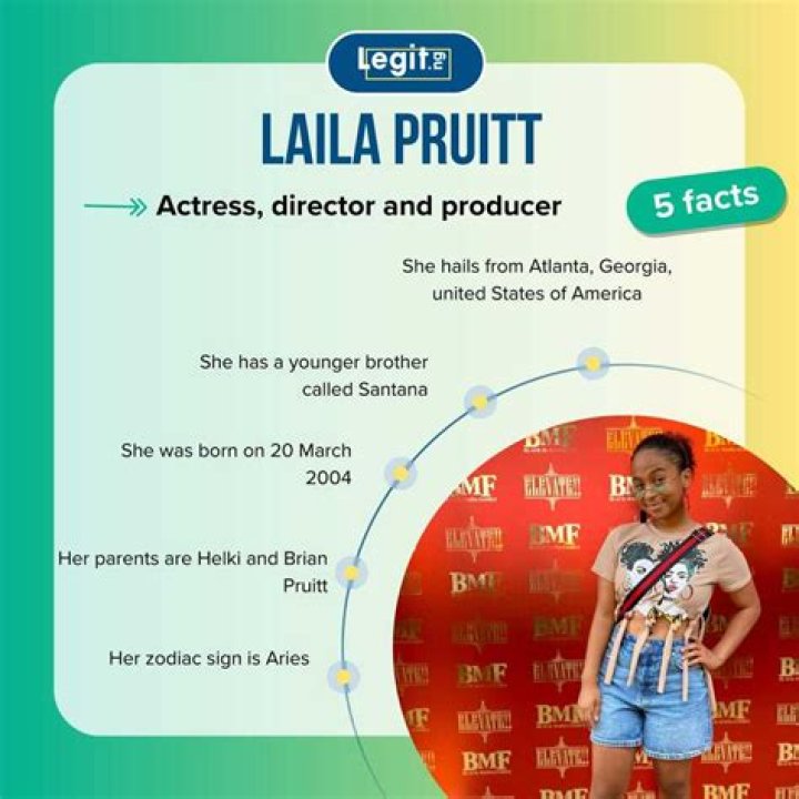 
Laila Pruitt Height, Weight, Net Worth, Age, Birthday, Wikipedia, Who, Nationality, Biography 